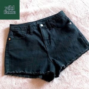 Wild Fable Black Denim Shorts - Size 6